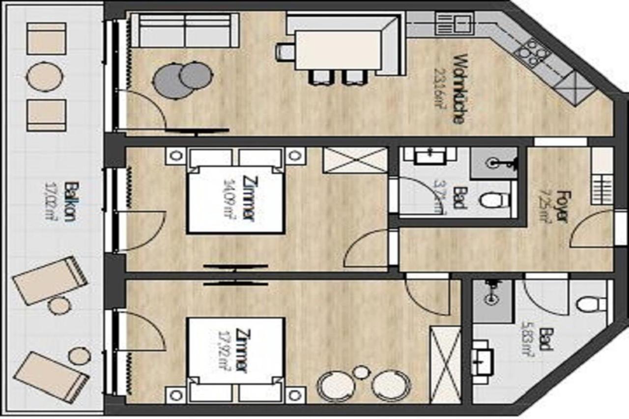 A Casa Granat Apartment Solden Bagian luar foto