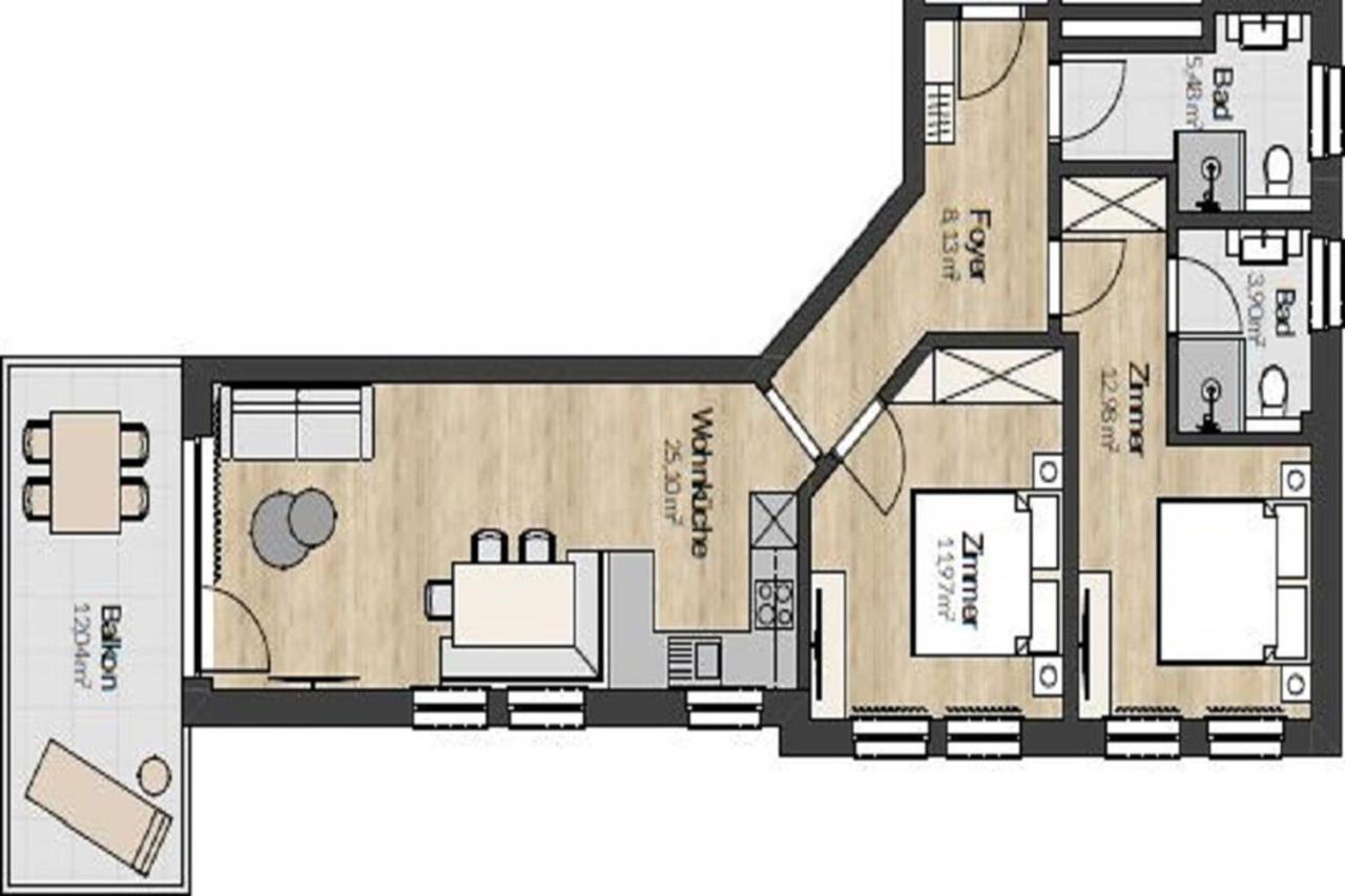 A Casa Granat Apartment Solden Bagian luar foto